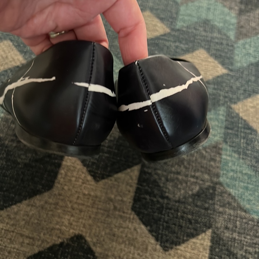 Authentic Balenciaga paint streaks pattern flats - Picture 5 of 10